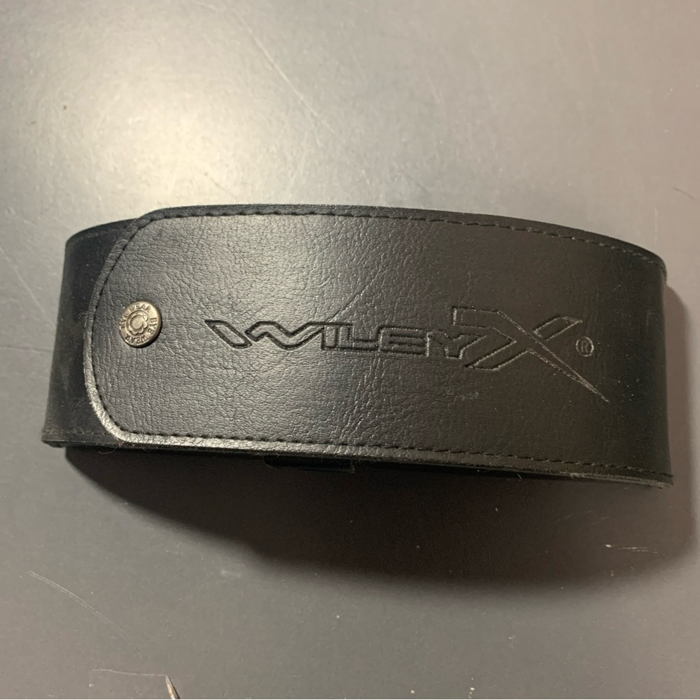 WileyX Black Leather Sunglass Case